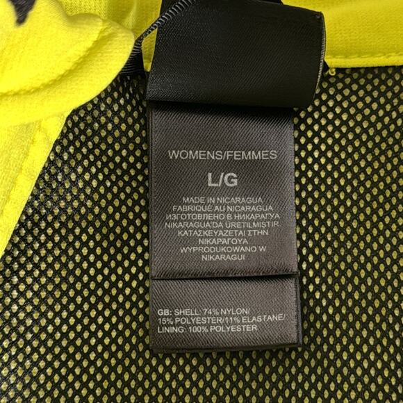 North Face Highlighter Neon Yellow Vest with Black Trim- Size Large - Picture 8 of 12